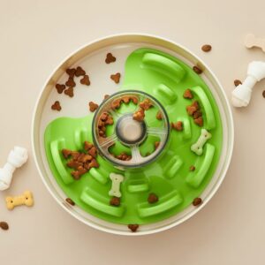 SPIN INTERACTIVE FEEDER UFO MAZE GREEN TRICKY