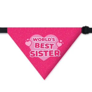 Pet Bandana ? World?s Best Sister