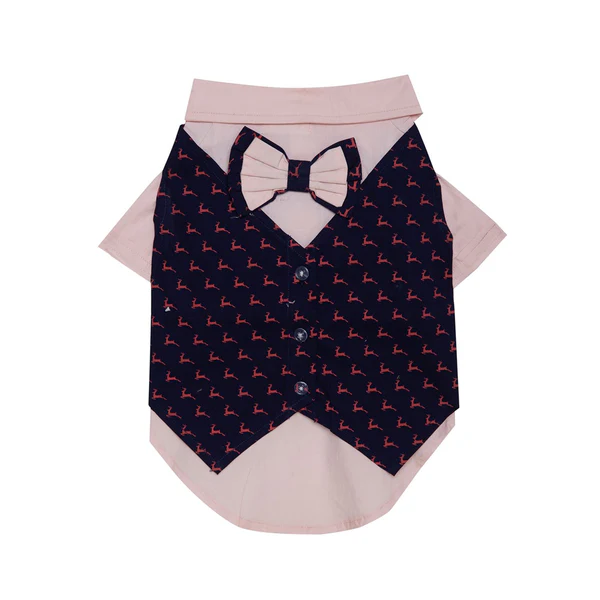 Summer Shirt with Bow Tie for Pets