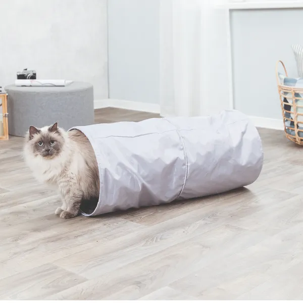 Trixie Playing Tunnel Toy for Cats (Grey) - Image 2