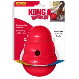 Kong Wobbler Toy for Dogs (Red) | For Aggressive Chewers