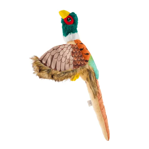 Barkbutler x Fofos Plush Pheasant Toy for Dogs | For Soft Chewers - Image 4