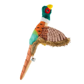 Barkbutler x Fofos Plush Pheasant Toy for Dogs | For Soft Chewers