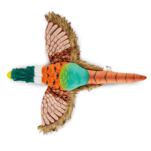 Barkbutler x Fofos Plush Pheasant Toy for Dogs | For Soft Chewers - Image 3