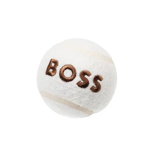 Boss Tennis Ball for Dogs (White/Camel/Black) - Image 2