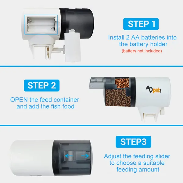 QPets Automatic Aquarium Feeder for Fish - Image 5