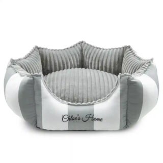 Chloe's Home Monte Carlo Bed for Dogs and Cats (Grey)