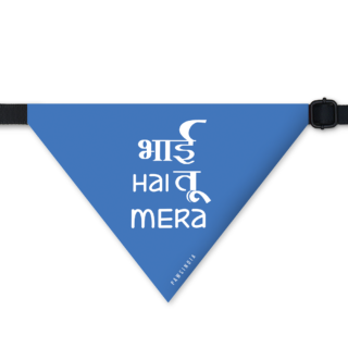 Pawsindia Bhai Hai Tu Mera Pet Bandana for Dogs and Cats