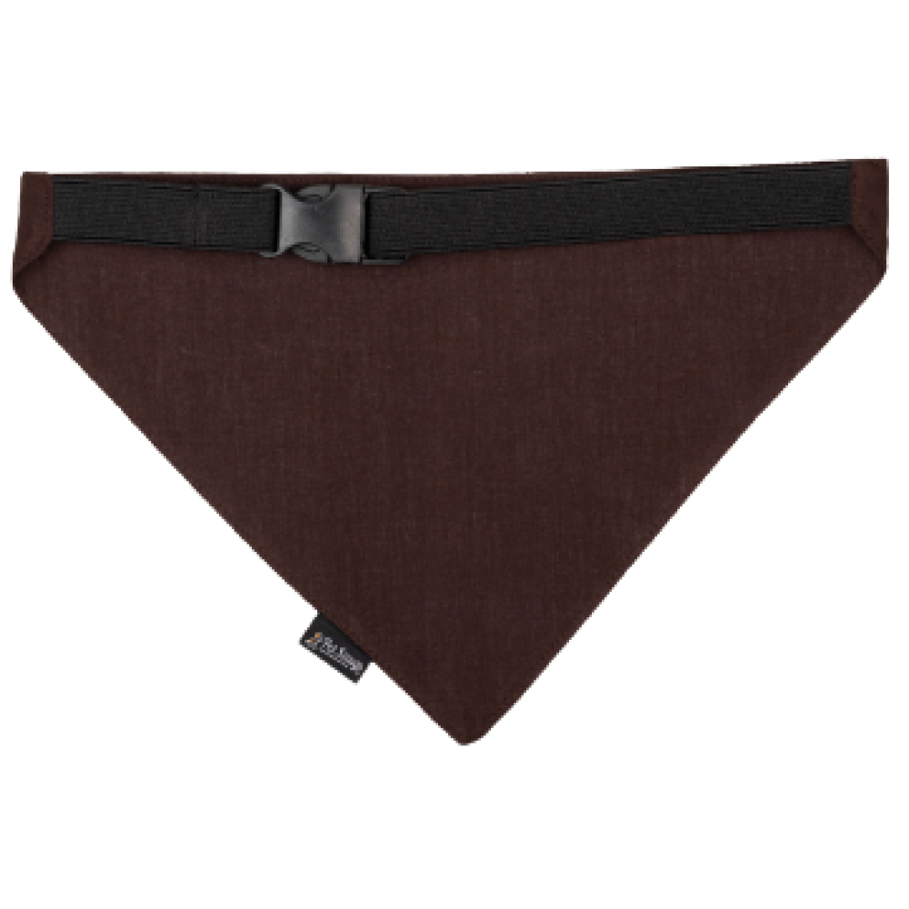 Petsnugs Security Bandana for Dogs and Cats (Coffee Brown) - Image 3
