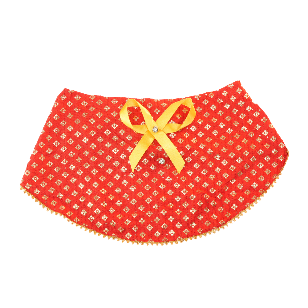 Skatrs Ethnic Banadana for Cats and Dogs (Red) - Image 3