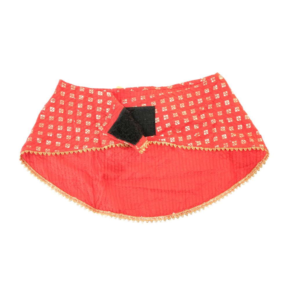 Skatrs Ethnic Banadana for Cats and Dogs (Red) - Image 4