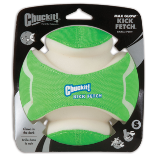 Chuckit! Kick Fetch Max Glow Toy for Dogs (Green)