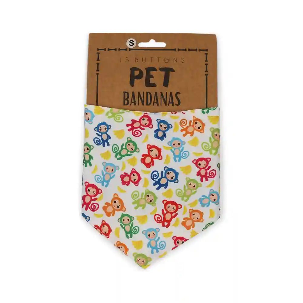 15buttons Monkey Bandana for Dogs