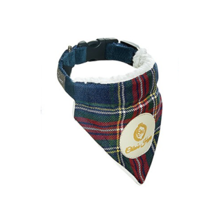 Chloe's Home Stockholm Warm Bandana for Dogs (Blue)