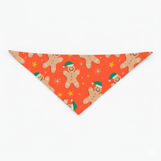 15Furries Gingerbread Man Bandana for Dogs and Cats