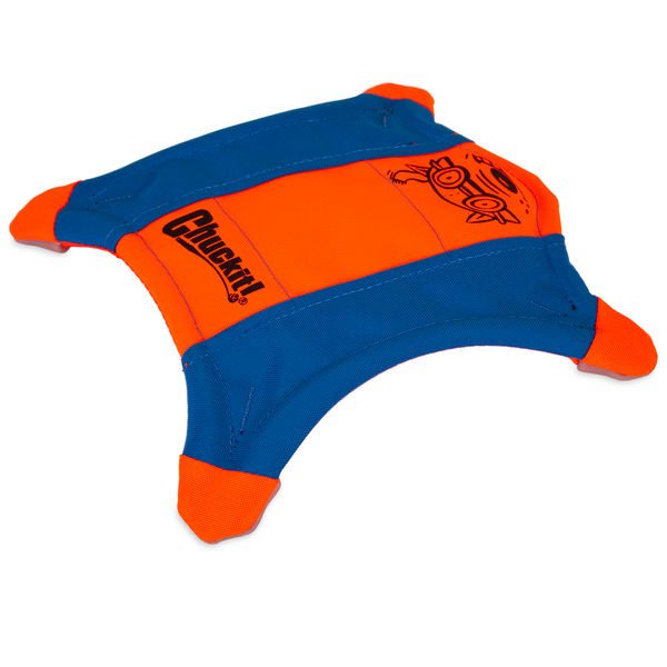 Chuckit! Flying Squirrel Toy for Dogs (Orange & Blue) - Image 2