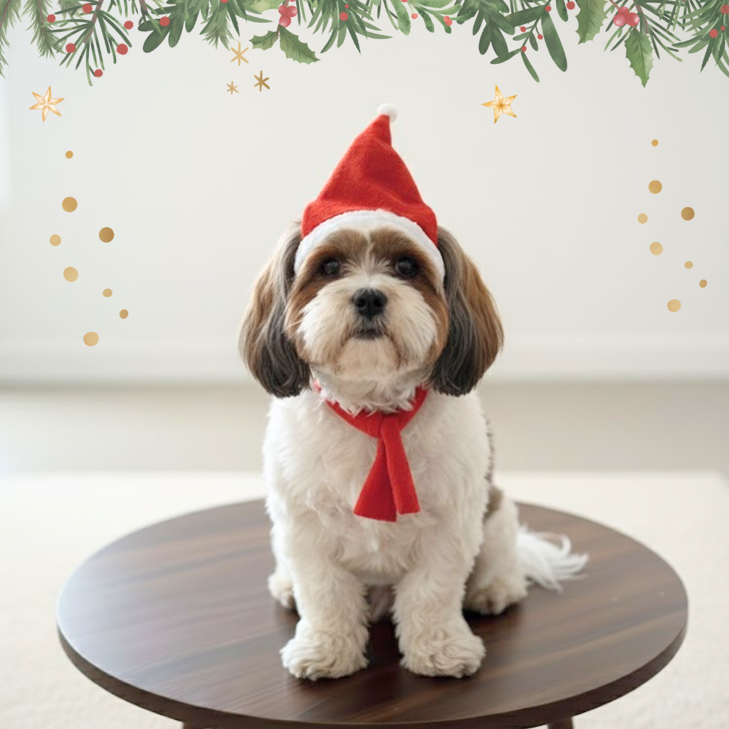 Pawgypets Christmas Cap for Dogs and Cats