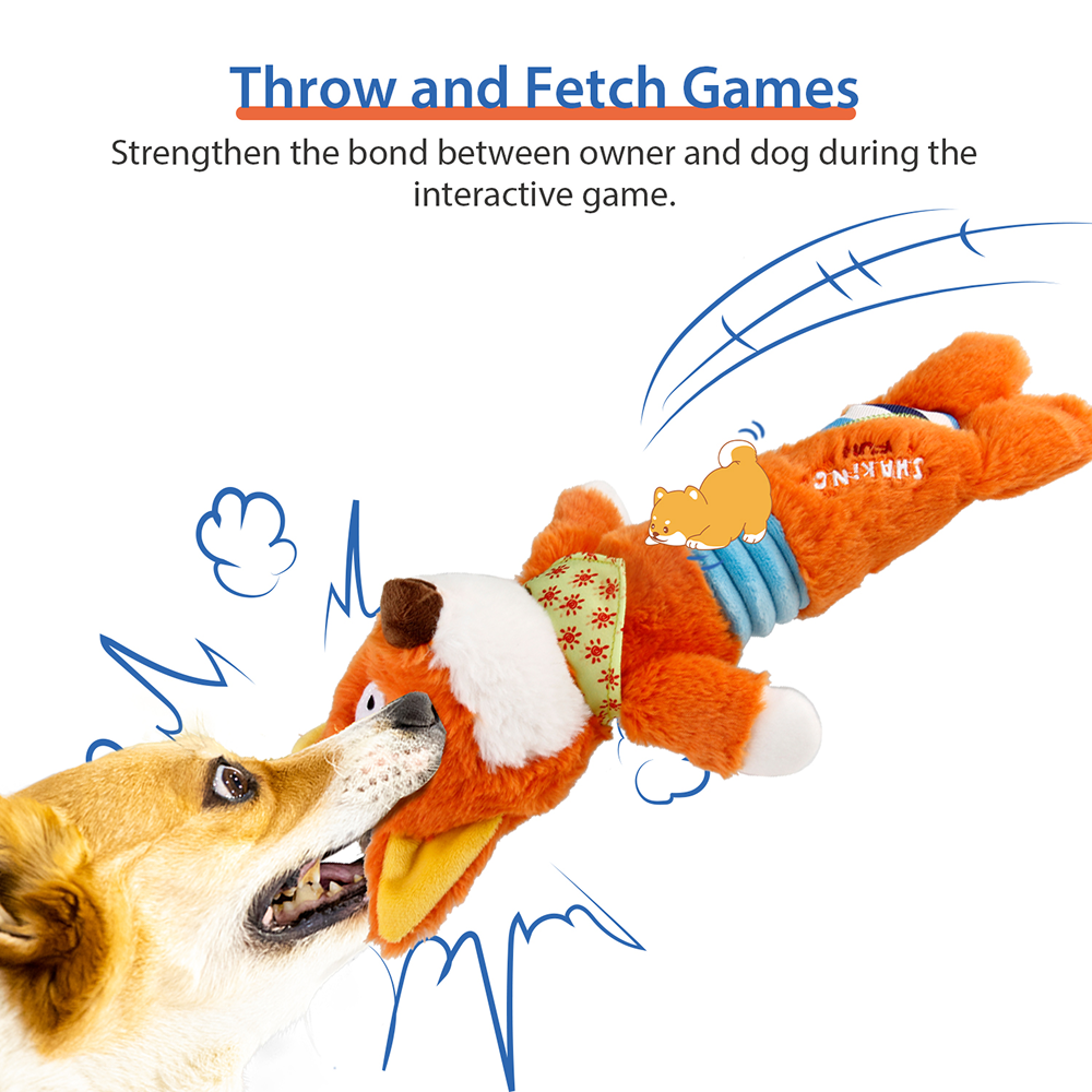 Gigwi Shaking Fun Fox Toy For Dogs - Image 3