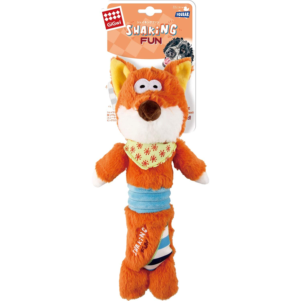 Gigwi Shaking Fun Fox Toy For Dogs - Image 2