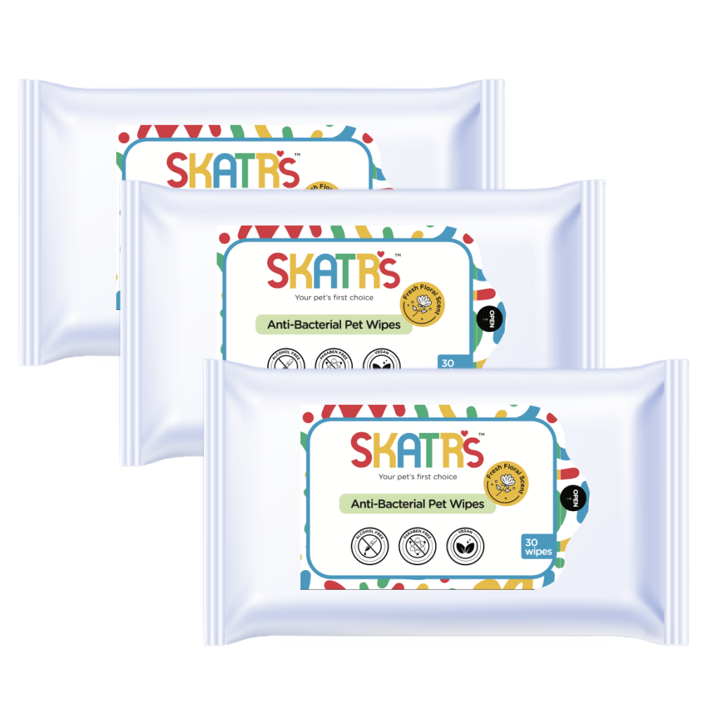 Skatrs Antibacterial Cleaning Wipes for Dogs and Cats - Image 3