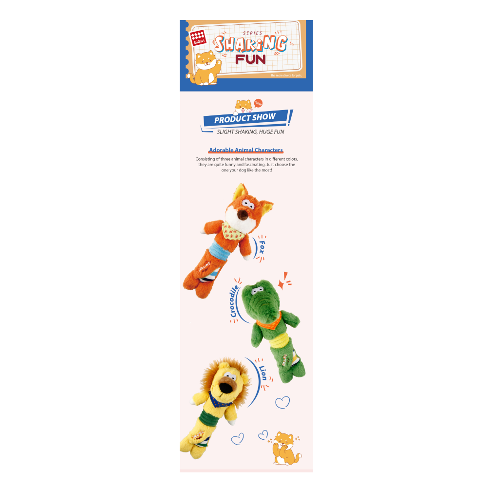 Gigwi Shaking Fun Fox Toy For Dogs - Image 4