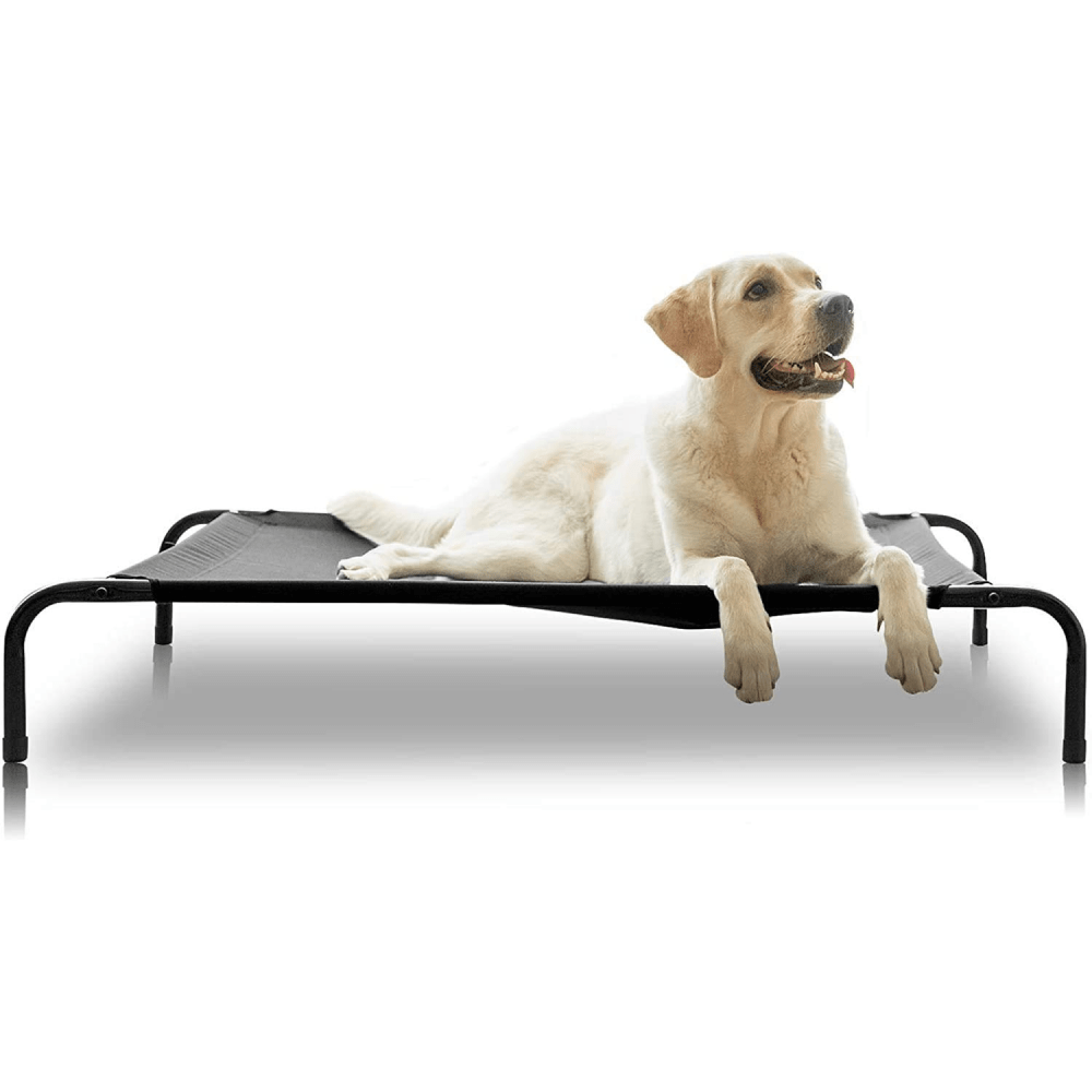 Fluffy's Pawsome Waterproof elevated Sides Camping Bed for Dogs (Grey) - Image 2