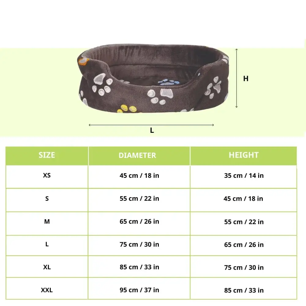 Trixie Jimmy Donut Bed Taupe for Dogs
