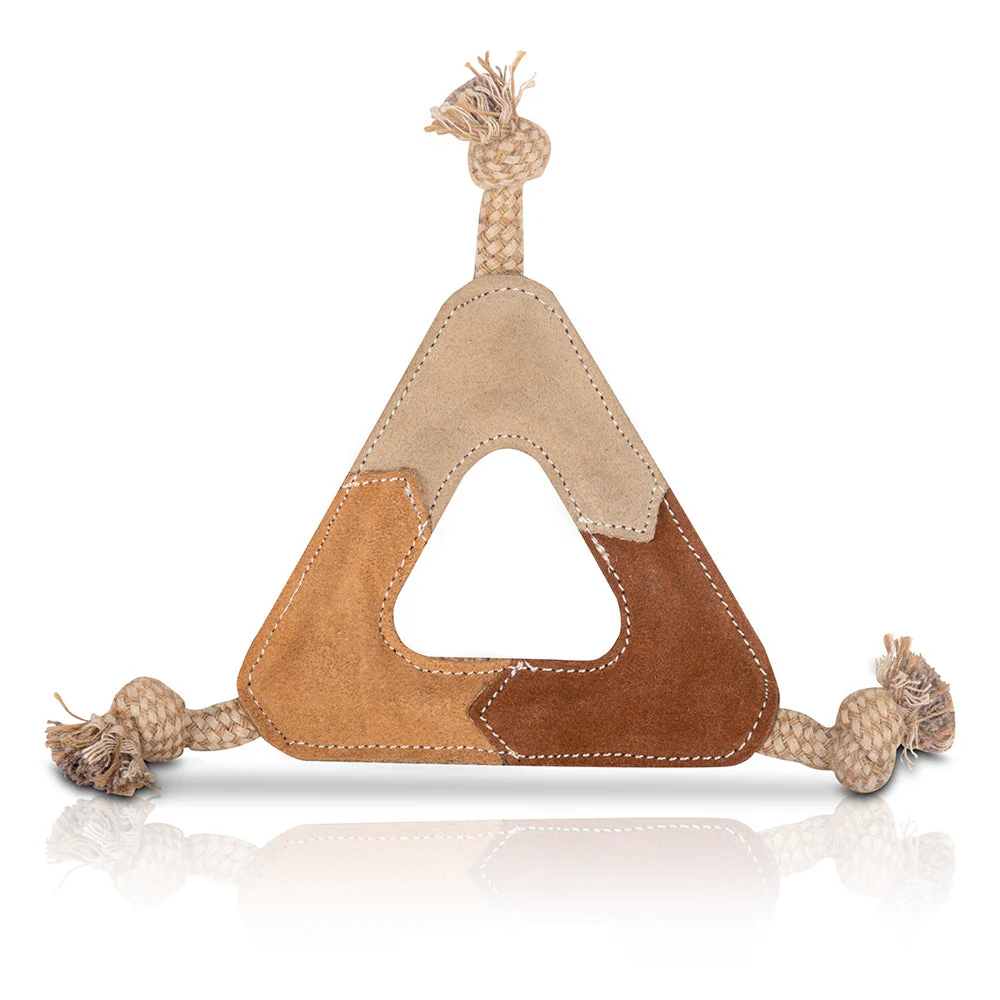 Pawpourri Suede Leather Chew Toy for Dogs
