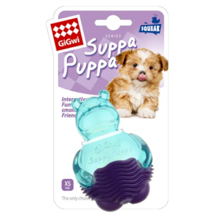GiGwi Suppa Puppa Hippo Toy for Dogs (Blue)
