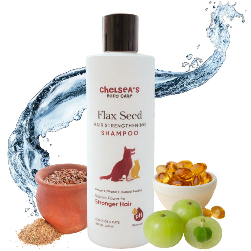 Dr. Chelsea’s Flax Seed Hair Strengthening Shampoo for Dogs & Cats