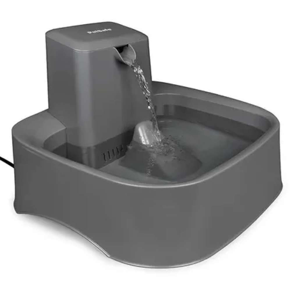 Petsafe Drinkwell Automatic Flowing Water Fountain for Dogs and Cats (Dark Grey)