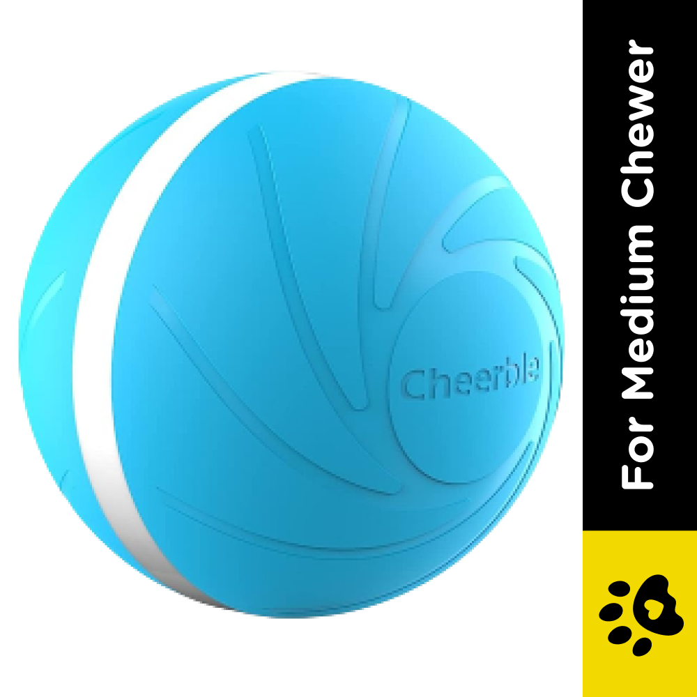Cheerble Wicked Ball Interactive Toy for Dogs (Blue) - Image 2