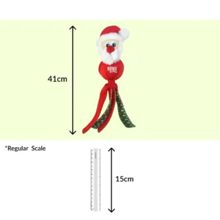 Kong Wubba Santa Claus Toy for Dogs (Red)