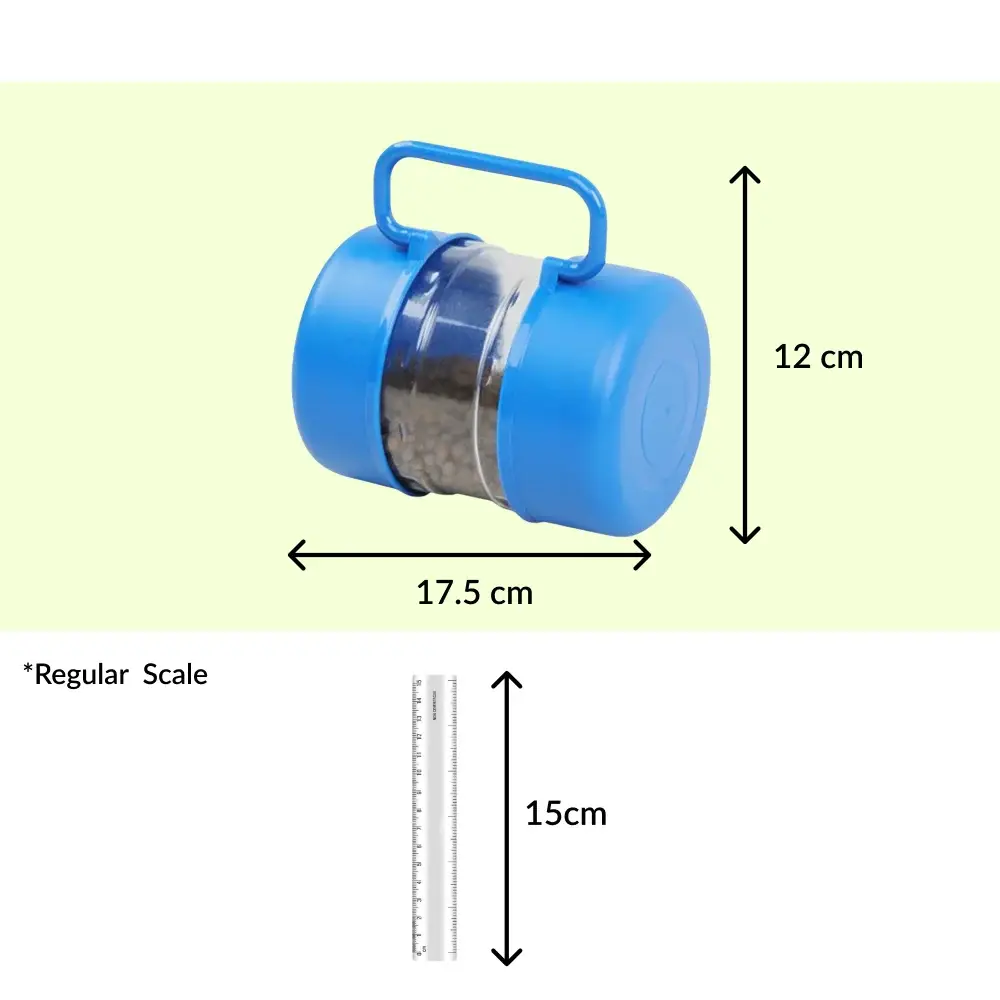 Talking Dog Club 3 in 1 Travel Bowl Set for Dogs and Cats (Blue)