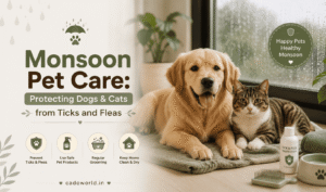 Monsoon Pet Care: Protecting Your Dog & Cat from Ticks and FleasMonsoon Pet Care: Protecting Your Dog & Cat from Ticks and Fleas