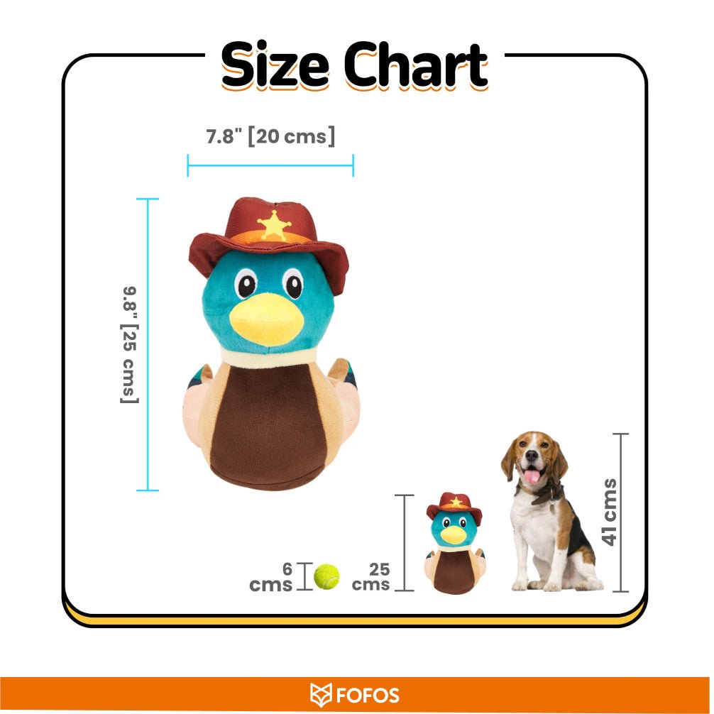 Fofos Captain Duck Jeep Plush Toy for Dogs - Image 3