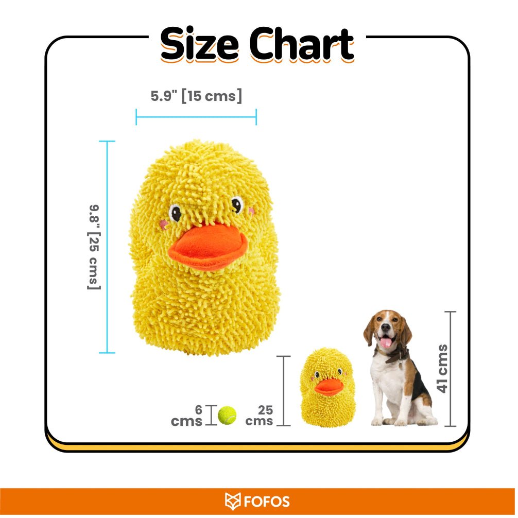 Fofos Jeep Duck Tough Plush Toy for Dogs - Image 3