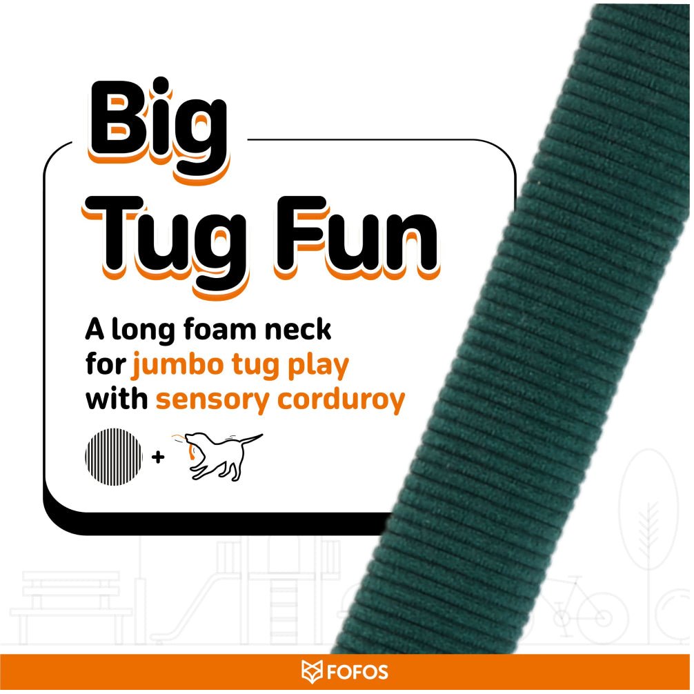 Fofos Mallard Long Neck Crinkle Plush Toy for Dogs - Image 3