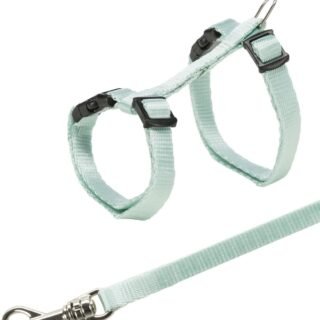Trixie Harness with Leash for Kittens (Pastel Green)