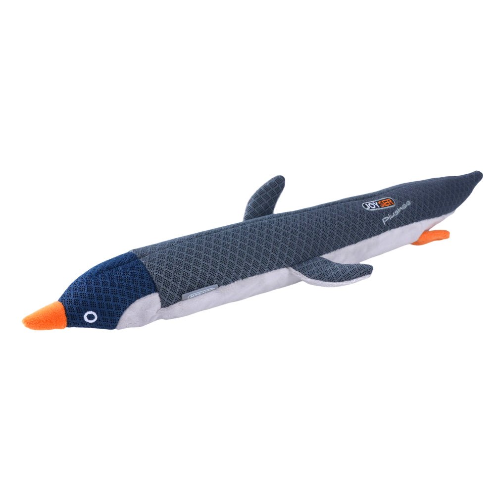 Joyser Penguin Plush Toy for Dogs (Light Grey)
