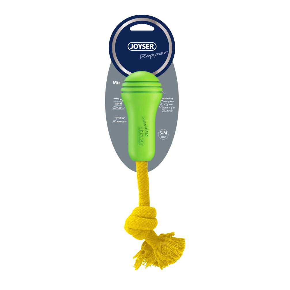 Joyser Ropper Chew Toy for Dogs (Yellow/Green)