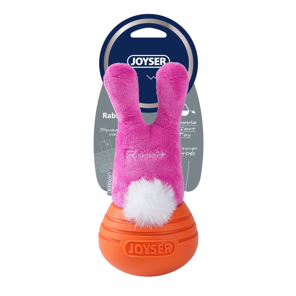 Joyser Woball Rabbit for Dogs (Pink/Orange)