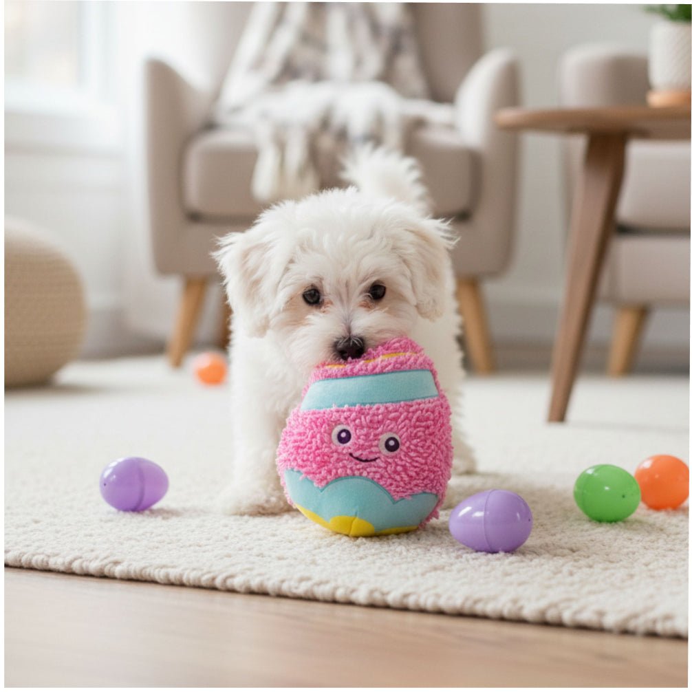 Fofos Easter Egg Noodle Plush Toy for Dogs - Image 2
