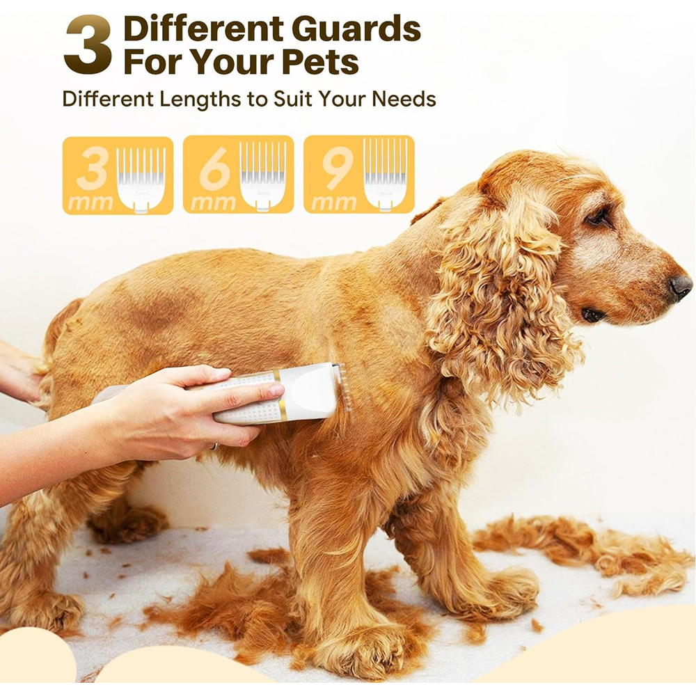 Boltz 4 in 1 IPX7 Waterproof Electric Cordless Trimmer with Nail Grinder for Dogs and Cats - Image 3
