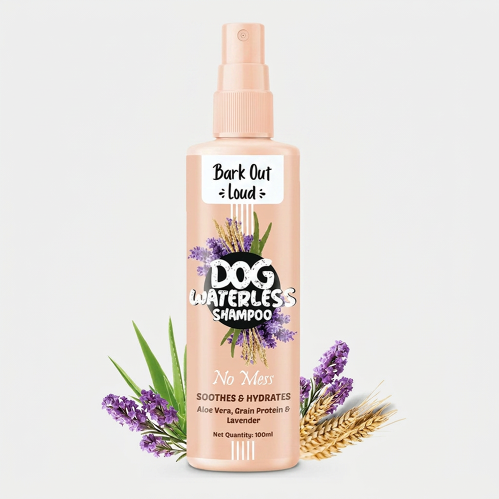 Bark Out Loud No Mess Waterless Dry Shampoo for Dogs