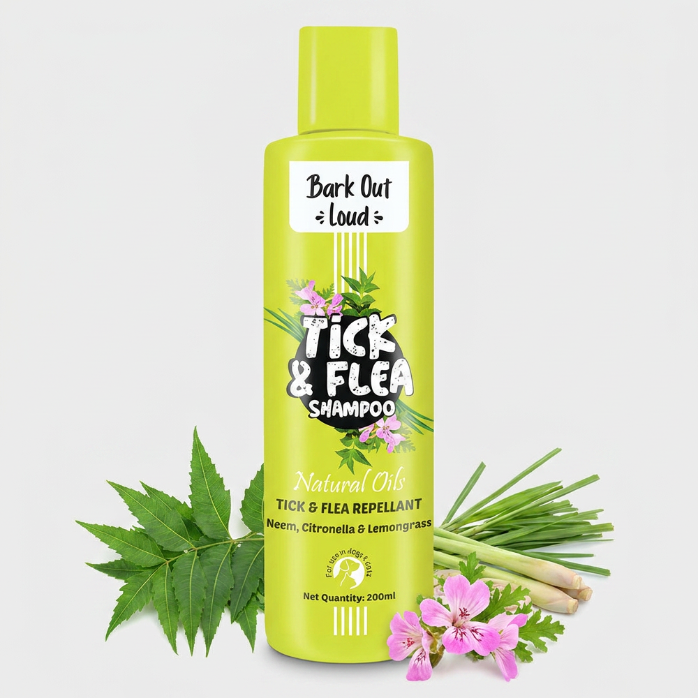 Bark Out Loud Tick & Flea Shampoo for Dogs and Cats