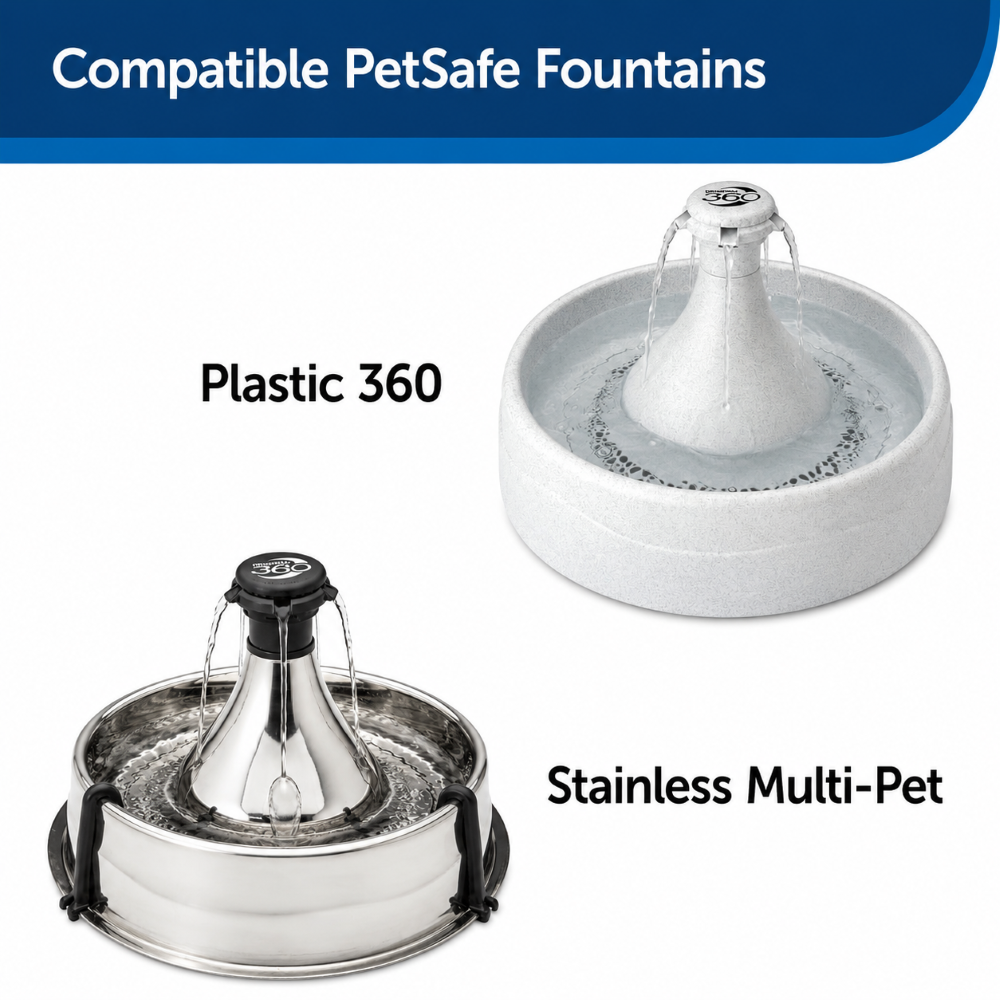 PetSafe Drinkwell Stainless Steel 360 Replacement Filter for Pet Fountain for Dogs and Cats - Image 2